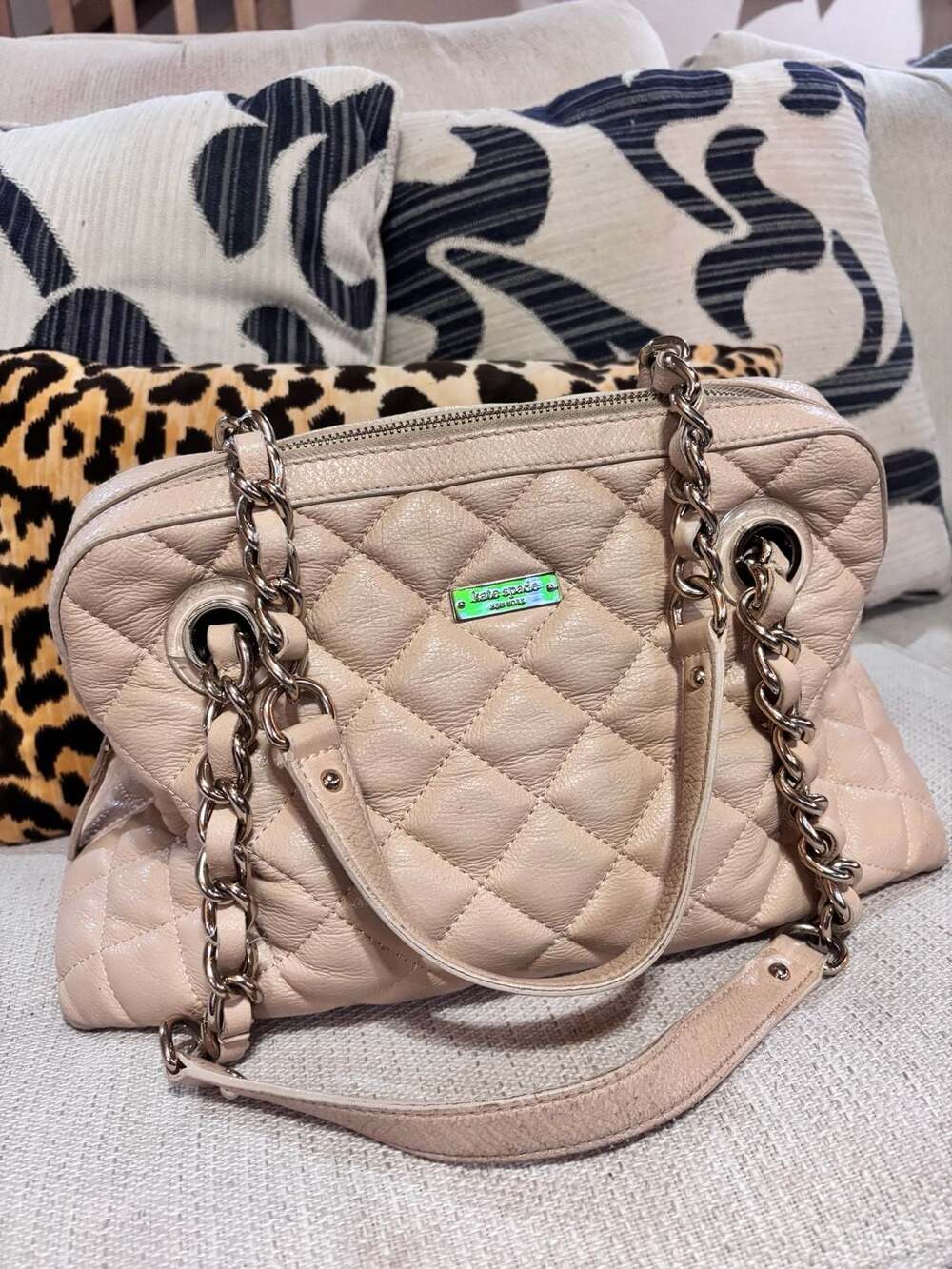 Kate Spade Gold Coast Elizabeth Quilted Leather Bag